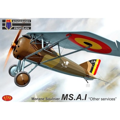 Kovozávody Prostějov Morane Saulnier MS.A.I 'Other services' 3x camo 1:72