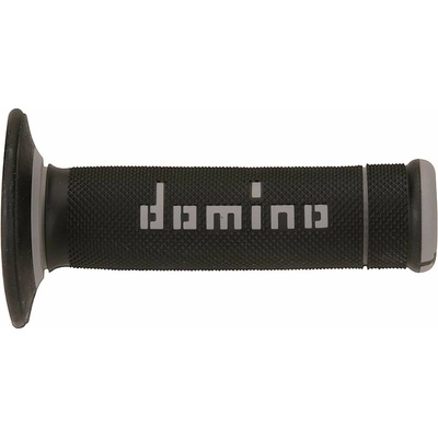 Domino gripy A190 offroad délka 123 + 120 mm, černo-šedé