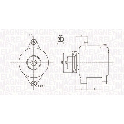 generátor MAGNETI MARELLI 063731615010