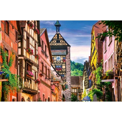Dimex MS-5-0987 Vliesová fototapeta Krásná francouzská vesnice rozměry 375 x 250 cm