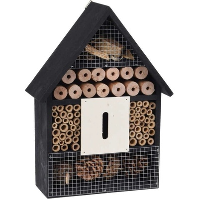 Mat Hotel hmyzí 30x22x9cm dřevěný černý – Hledejceny.cz