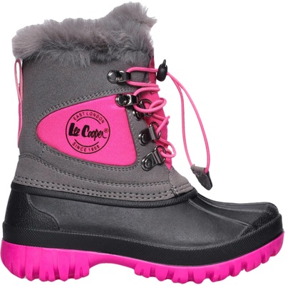 Lee Cooper WINTER SHOES Růžová Tmavě šedá Černá