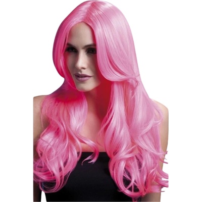 Smiffys.com Paruka Khloe Neon růžová
