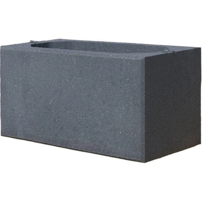 Tvárnice plotová CS BETON Soloblok základní černá – 400 × 200 × 200 mm