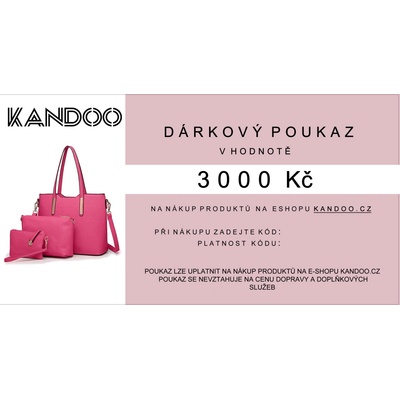 Dárkový poukaz v hodnotě 3.000 Kč