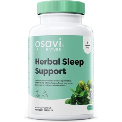 Osavi Herbal Sleep Support Melatonin Free 120 rostlinných kapslí