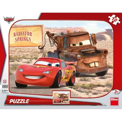 Dino s tvary Auta Cars Blesk a Burák 12 dielov