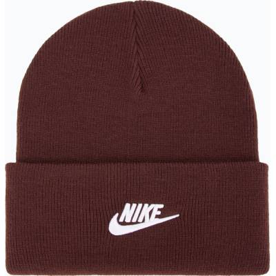 Nike Detská zimná čiapka Peak burgundy crush/white