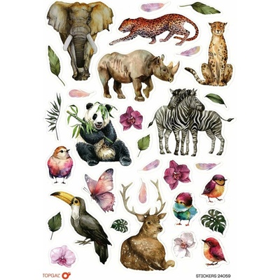 Samolepky Animals Topgal STICKERS