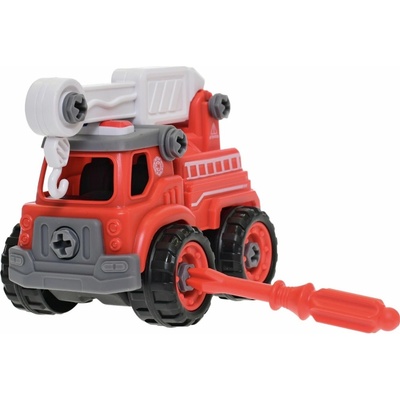 Mikro trading Auto hasiči šroubovací 13 cm volný chod