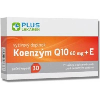 Plus Lekáreň Koenzym Q10 60 mg + vitamín E 30 kapslí – Hledejceny.cz
