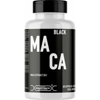 SizeAndSymmetry Black Maca Extract 20:1 60 kapslí