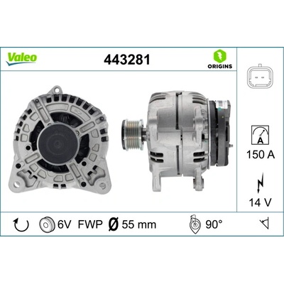 Alternátor VALEO 443281