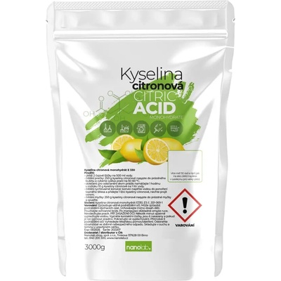 Nanolab Kyselina citronová 3 kg