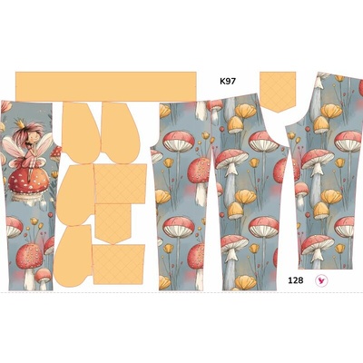 Takoy Panel se střihem rozšířené softshellové kalhoty víla Ivy 128 - Jarní softshell
