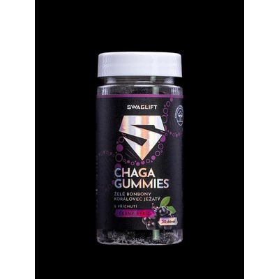 SWAGLIFT Chaga gummies s příchutí černého rybízu 60 ks
