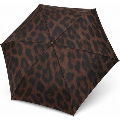 Knirps US.050 Leo with black dámský skládací plochý deštník