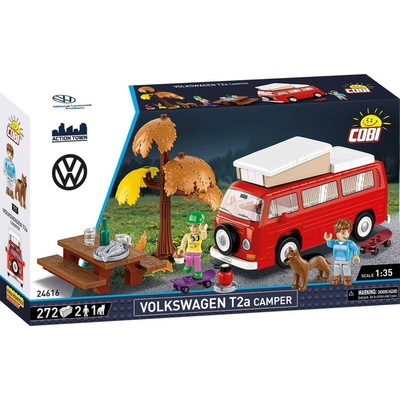 COBI 24616 Action Town Automobil Volkswagen T2a Camper