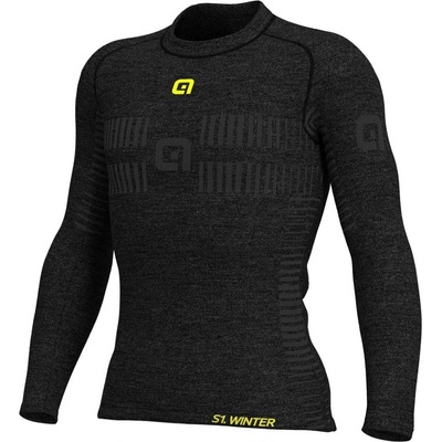 Alé s dlhým rukávom SEAMLESS WOOL šedá