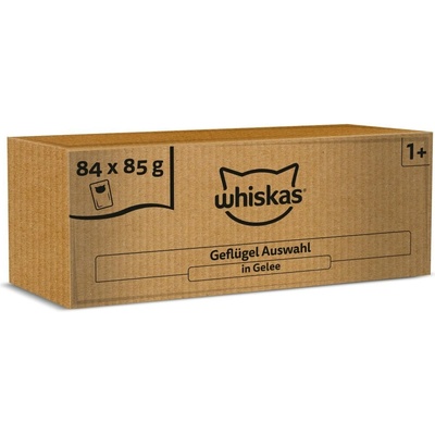 Whiskas 1+ Adult klasické menu v omáčke 84 x 85 g