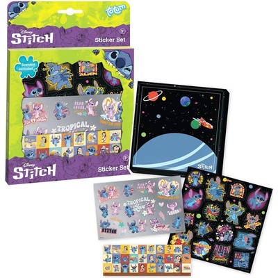 Stitch dárkový box se samolepkami