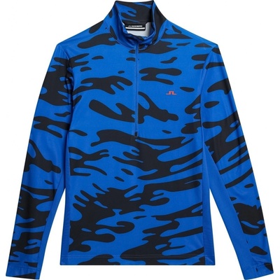 J.Lindeberg Golf Luke Print modrá