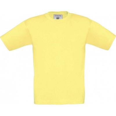 B&C detské tričko Exact 150/kids T-Shirt žltá