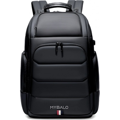 MYBALO Atlas Prostorný studentský batoh na notebook 17,3" 1555 černý