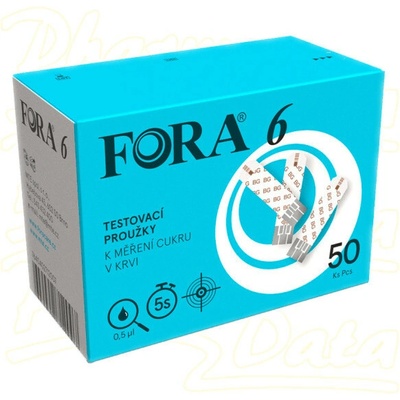 Fora 6 testovací proužky 50 ks