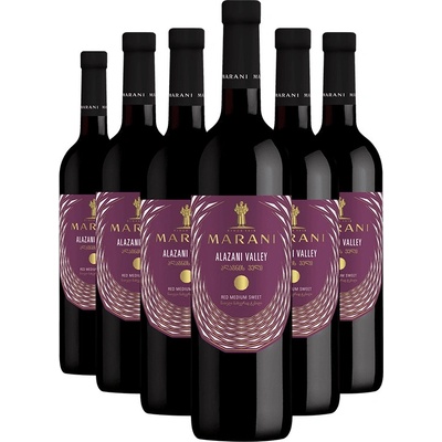Marani Alazani Valley červené polosladké gruzínské 2022 12% 0,75 l (holá láhev)