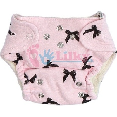 Mamatti Látková plienka EKO sada nohavičky plienka 5 -14 kg Bow 2 ks