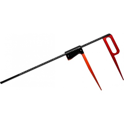 KINEX K-MET Lesnická průměrka line 1000mm red&black dělení 5mm 1162-05-100