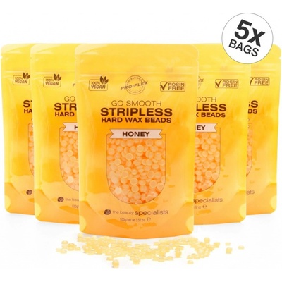 RIO Stripless hard wax beads 5 x 100 g HONEY – Hledejceny.cz