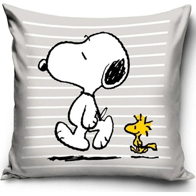 Carbotex polštář Snoopy a Woodstock 40x40 – Hledejceny.cz