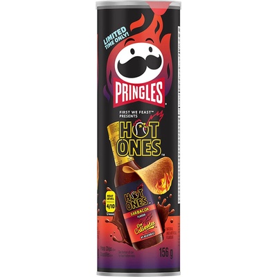 Pringles Hot Ones Los Calientes Barbacoa 156 g