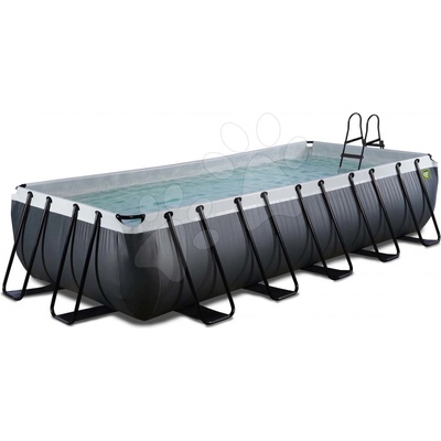 Exit Toys Black Leather s pieskovou filtráciou 540x250x100 cm