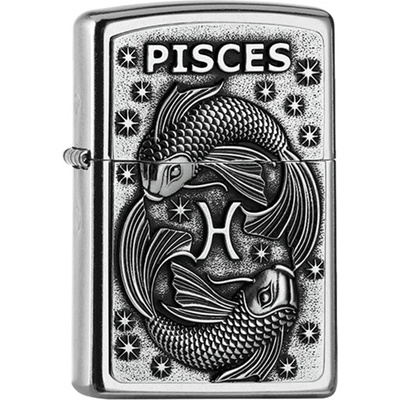 Zippo Pisces Zodiac Emblem 25548