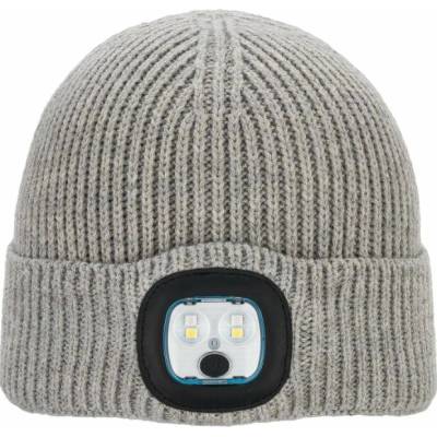 Čiapka P.A.C. Lumo Reflective LED Beanie Grey Melange