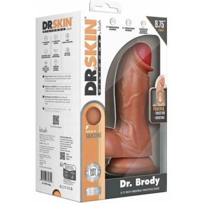 Blush Dr. Skin Dr. Brody Silicone Vibrator Beige