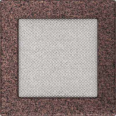 Kratki Mriežka 170 x 170 mm medená