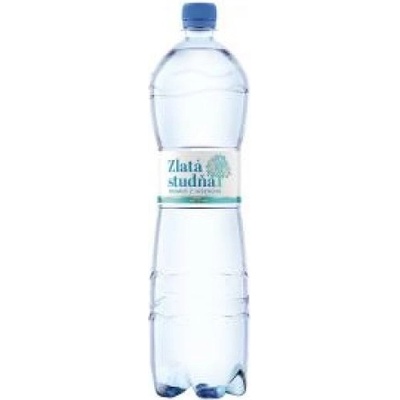 Zlatá studňa Pramenitá voda nesýtená 1,5 l
