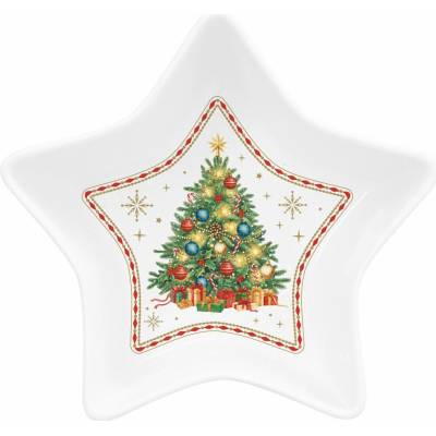 Easy Life Miska Hviezdička Christmas Heritage 15 cm