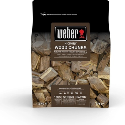 Weber 17624 Dřevěné přírodní pelety - Hickory 700g