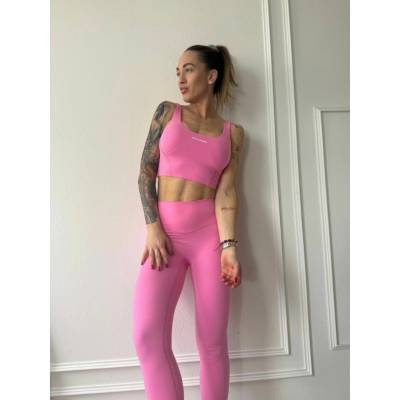 Sim Fashion Top s výstužou DOUBLE efekt SF Ružová