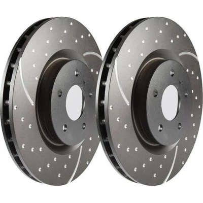 EBC Brakes Zadní brzdové kotouče EBC GD na Škoda Roomster 1.6 TD 90PS (10-15) – Hledejceny.cz