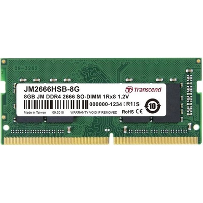 Transcend JetRam DDR4 8GB 2666MHz CL19 JM2666HSB-8G