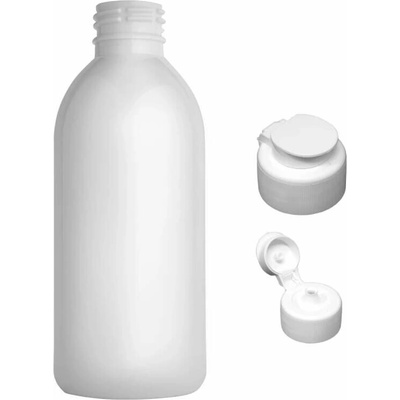 Tera plastová lahvička bílá s bílým dávkovacím víčkem 250 ml