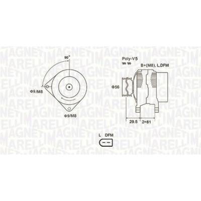 generátor MAGNETI MARELLI 063731678010