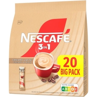Nescafé 3in1 Creamy Latte instantní káva 20 x 15 g