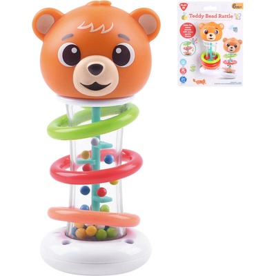 Playgo Chrastítko s kroužky 13 cm